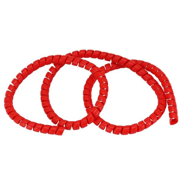 Protege Gaine-Faisceau Electrique Pour Trottinette Type Spirale Rouge 110Cm  -Selection Gravity-