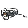 Remorque Velo Utilitaire Pliable Maxi 30Kgs (L69X47Xh26.5) Avec De Roues 16'' Fixation Axe De Roue Ar (Compatible Axe Plein Ecrou - Blocage Rapide)