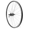 Roue Vtc Patin - Disque Blocage 700 X 35 - 28" M260 Arriere Noir Renforce Moyeu Shimano M475 Noir Cassette 11-10-9V 6 Trous Jante 19C 32 Rayons Inox - Poids Max 130Kgs
