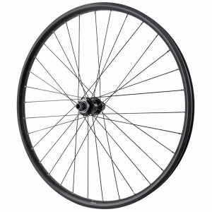 Roue Vtc - Cargo - Vae - E-Bike - Longtail Centerlock Axe Traversant 700 X 35 - 28" Kargo L Moyeu Shimano Deore M475 Avant Noir (Renforce) Jante 25C 32 Rayons Acier  -Max Load 225Kg-