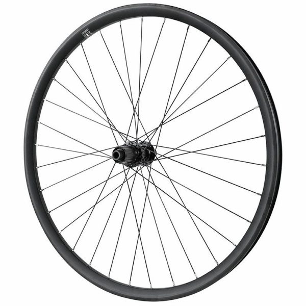 Roue Vtt Disque 27.5" Arriere Mach1 Pulse 23 Arriere Noir Moyeu Shimano Rs470 Grx Centerlock Tubeless Ready Axe Traversant 12-142 Cassette 12-11-10V. Jante 23C 32 Rayons -Max Load 150Kgs-