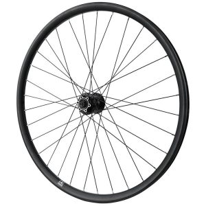 Roue Gravel - Route Disque Blocage 700 Pulse 23 Double Paroi Avant Moyeu Shimano Deore M475 Disque 6 Trous Tubeless Ready Noir Jante 23C 32 Rayons -Max Load 150Kgs-