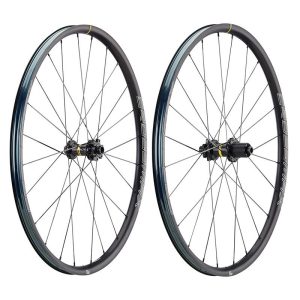 Roues Vtt Disque 27.5" Mavic Crossmax Tubeless Ready Avant + Arriere Cassette Shimano 11-10-9V Axe Traversant 15-100 12-142 Disque 6 Trous Jante 584-25 (Paire)