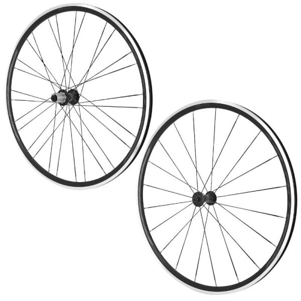 Roues Route Patin Blocage 700 Miche Moyeu Reflex A Roulement Noir 11 - 10 - 9V Campagnolo (Avant + Arriere)