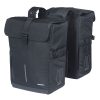 Sacoche Arriere Velo Double Basil Move 30L Noir (16X27X38Cm) Compatible Systeme Mik 2.0 (Fixation Non Inclus)
