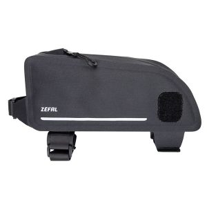 Sacoche De Cadre Velo Zefal Z Adventure T1 Noir Fixation Velcro (L 50 X L 220 X H 100Mm - 1Litre) Charge Maxi 1Kgs