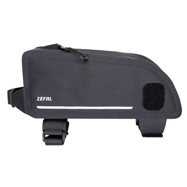 Sacoche De Cadre Velo Zefal Z Adventure T1 Noir Fixation Velcro (L 50 X L 220 X H 100Mm - 1Litre) Charge Maxi 1Kgs