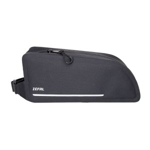 Sacoche De Cadre Velo Zefal Z Adventure T1 Bolt Noir Fixation Velcro (L 50 X L 220 X H 100Mm - 1Litre) Charge Maxi 1Kgs (Compatible Route-Gravel)