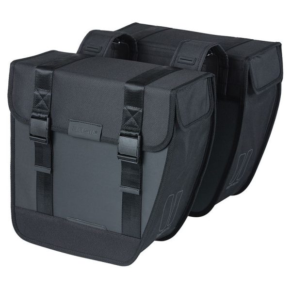 Sacoche Arriere Velo Double Basil Tour 28L Noir (29