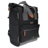 Sacoche Arriere Velo Hapo.G Roll-Top Noir Medium Convertible Sac A Dos (53X27X16Cm) (Vendu A L'Unite) - Fixation Sangles Sur Porte Bagage