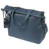 Sacoche Arriere Velo Laterale Sac Ordinateur Portable Basil Manhattan Waterproof Bleu Marine Droit-Gauche 12L Fixation Hook On (12X38X30Cm) Fermeture Pliant Anti-Pluie