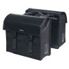Sacoche Arriere Velo Double Basil Urban Load Impermeable Noir 48-53L (8X38X30Cm) Compatible Systeme Mik (Compatible Avec 157030 Inclus)
