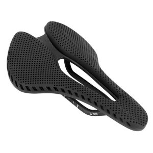 Selle 3D Carbone T800 Noir Ouverte 245X155 Rail Carbone Mat Poids 220G (Poids Max 90Kgs)  -Newton-