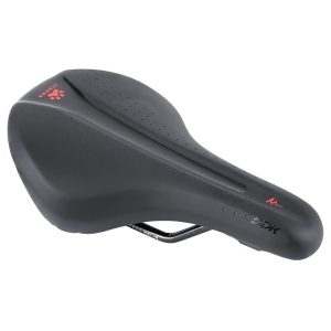 Selle Newton Junior Ichnos Racing Noir Deco Rouge 236X139Mm Rail Acier