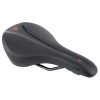 Selle Newton Junior Ichnos Racing Noir Deco Rouge 256X140Mm Rail Acier