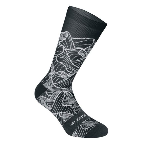 Chaussettes-Socquettes Ete Gist Trendy Noir Altitude 38-42 Ecologique - Hauteur 20Cm   (Paire)  -5863