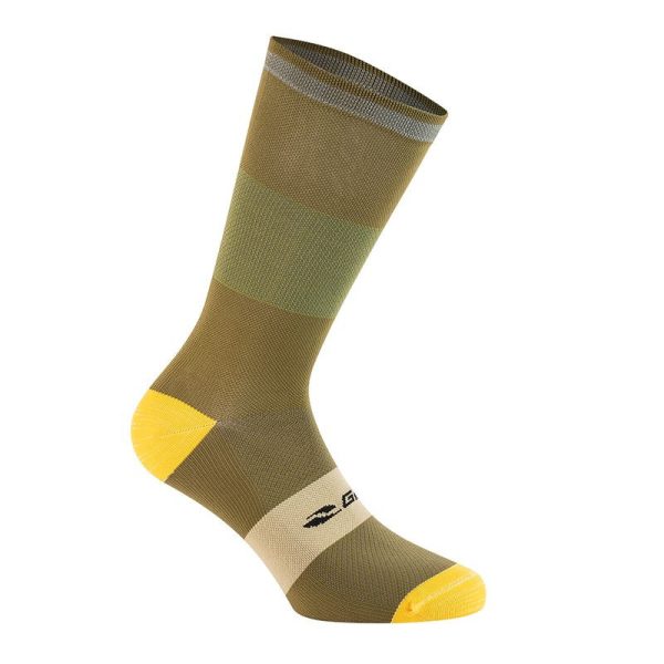 Chaussettes-Socquettes Ete Gist Reflex Ocre 36-39 - Hauteur 20Cm (Paire) -5850