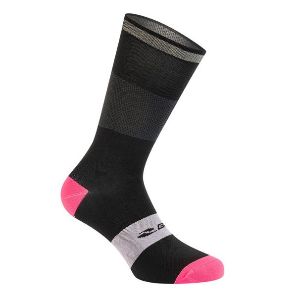 Chaussettes-Socquettes Ete Gist Reflex Noir 44-47 - Hauteur 20Cm (Paire) -5850