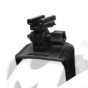 Support Eclairage Velo Zefal Noir Pour Casque (Compatible Go Pro)