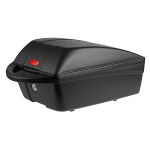 Top Case Velo Box Polisport 11L Noir Fixation Mik-Mik-Hd Sur Porte Bagage A Cle (Long 43Cm X Larg 26Cm X Haut 20Cm) - Poids Max 5Kgs