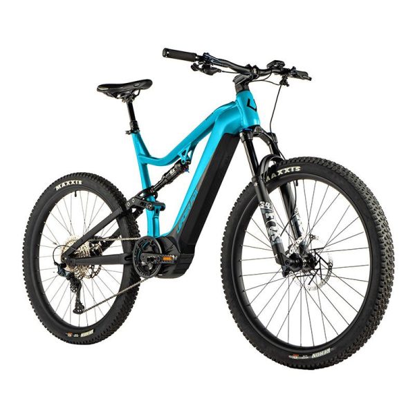 Velo Electrique-Vae Vtt 29 Leader Fox Argus Tout Suspendu Homme Bleu Mat 12V Moteur Central Panasonic Gx Ultimate 36V 90Nm Batterie 20Ah (Cadre 19