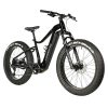 Velo Electrique-Vae Vtt Fat Bike 26 Leader Fox Braga Noir 9V Moteur Central Bafang M510 36V 95Nm Batterie 23