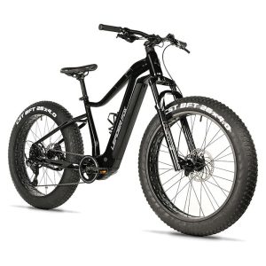 Velo Electrique-Vae Vtt Fat Bike 26 Leader Fox Braga Noir 9V Moteur Central Bafang M510 36V 95Nm Batterie 23