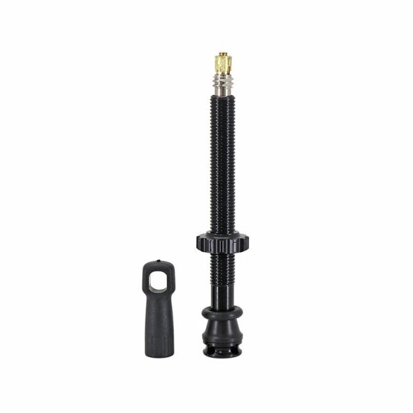 Valve De Pneu Tubeless Presta Newton Colori Noir 60Mm 4 Trous Pour Diffusion Preventif (Vendu A L'Unite) - Livre Avec Demonte Obus