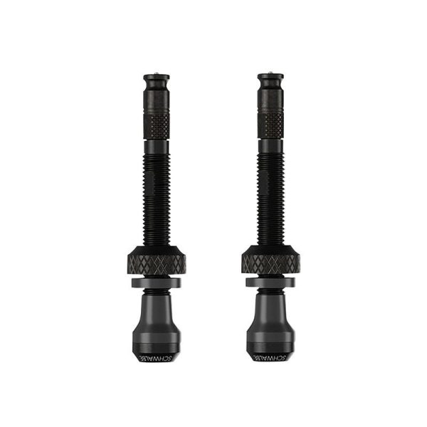 Valve De Pneu Tubeless Schwalbe Clik Valve 40 Mm Obus Demontable (Vendu A La Paire Sur Carte)