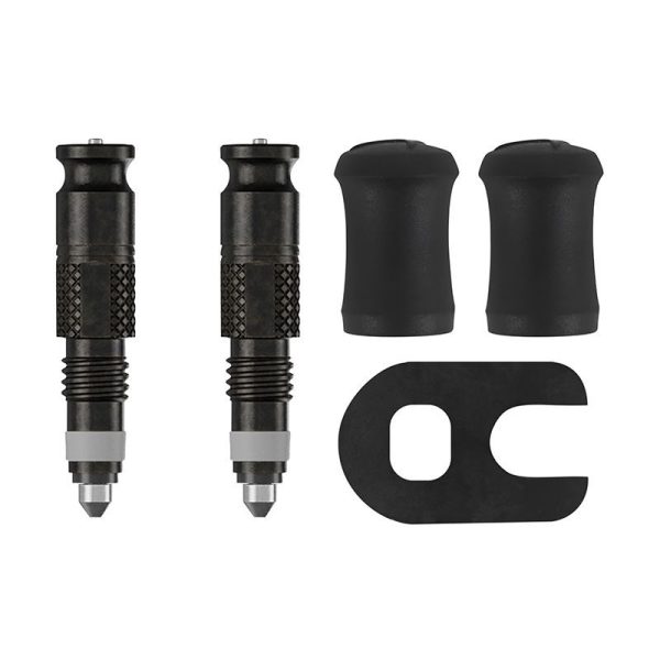 Adaptateur Valve De Pneu Tubeless Presta-Sv Schwalbe Clik Valve Obus Demontable (Vendu A La Paire Sur Carte)