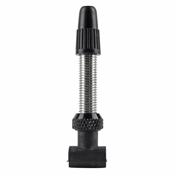 Valve De Pneu Tubeless Presta Dt Swiss Route 32 Mm Alu Argent Obus Demontable (Vendu A L'Unite)