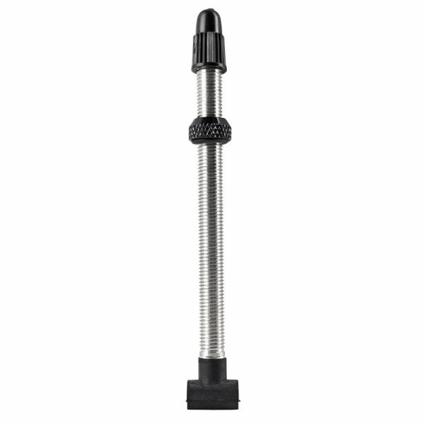 Valve De Pneu Tubeless Presta Dt Swiss Route-Vtt R6.5 73 Mm Alu Argent Obus Demontable (Vendu A L'Unite)