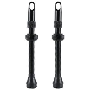 Valve De Pneu Tubeless Presta Velox Alu Noir 60Mm Obus Demontable (Vendu A La Paire Sur Carte) Compatible Bosch