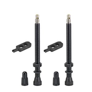 Valve De Pneu Tubeless Presta Hutchinson 60 Mm Obus Demontable (Vendu A La Paire Sur Carte)