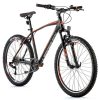 Velo Musculaire Vtt 26 Leader Fox Mxc Homme Noir Mat-Orange 8V Cadre 20 Pouces (Taille Adulte 180 À 188 Cm)