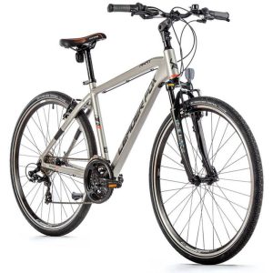 Velo Musculaire Vtc 28 Leader Fox Away Homme Argent Mat 7V Cadre 20