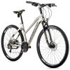 Velo Musculaire Vtc 28 Leader Fox Toscana Femme Argent Mat 9V Cadre 18 Pouces (Taille Adulte 170 À 178 Cm)