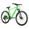 Velo Musculaire Vtt 26 Leader Fox Factor 2025 Vert Fluo Mat 9V Cadre 16 Pouces (Taille Enfant 148 À 156 Cm)