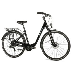 Velo Musculaire City Bike 28 Leader Fox Region 2025 Femme Noir 7V Cadre Alu 17 Pouces (Taille Adulte 165 À 173 Cm)