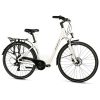 Velo Musculaire City Bike 28 Leader Fox Region 2025 Femme Blanc 7V Cadre Alu 19 Pouces (Taille Adulte 175 À 183 Cm)
