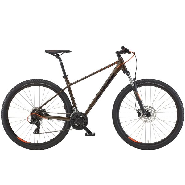 VTT Loisirs KTM Chicago 292 2025 - Noir / Orange - Shimano 3x8 -  Semi Rigide - Taille M (48 cm) - 170 - 180 cm