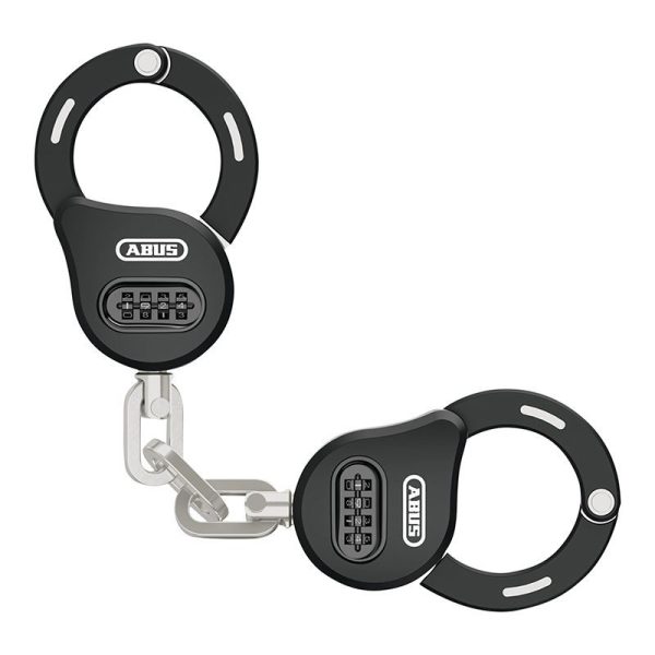 Antivol Velo - Trottinette A Menotte Abus Chain Claw A Combinaison Longueur 100cm Noir