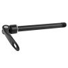Axe Traversant - Blocage Type Rapide Roue Avant Filetage M12x1.5mm Pour 12x100 Noir Pour Shimano (121.5mm Hors Butee Dont Filetage 13