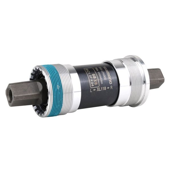 Boitier Pedalier Shimano Carre Un300 118mm (Boite de 68) Filetage Anglais - Bsc - 1