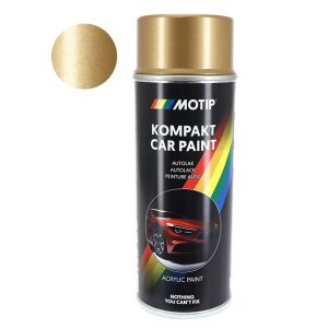 Bombe de Peinture Motip Kompakt Autolack Acryl Metal Or Aerosol 400 Ml (52200)