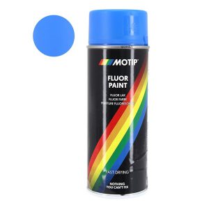 Bombe de Peinture Motip Pro Fluo Bleu Aerosol 400ml (04024)
