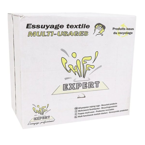 Chiffons Atelier Extra Fins Blanc (Carton de 10kg) -selection Gravity