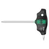 Cle Torx Manche En T Wera 467 Hf T25x100mm Noir-vert (Vendu à l'unite) -marque Allemande Pour Les Ateliers-