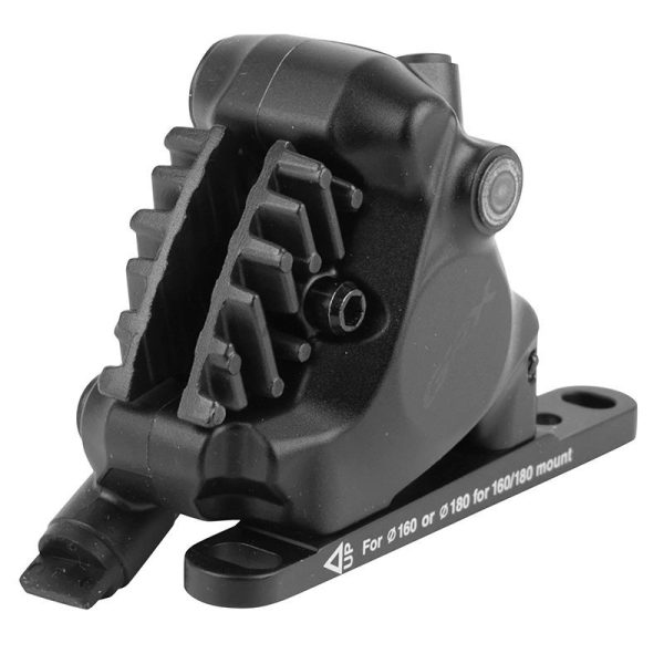 Etrier Frein Gravel Disque Hydraulique Avant Shimano Grx 2 Pistons Flatmount Noir (Vendu à l'unite)