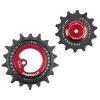 Galet Derailleur Aopw Tripeak 14-18 Dents Ceramique 13x1v. SRAM Axs Force Xplr Rouge (Jeu de 2) (Garantie 4 Ans)